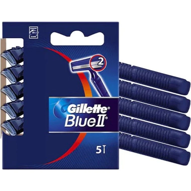 Gillette Blue II Engangsskraber 5 stk.