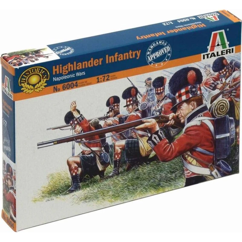 Italeri Highlander Infantry 1:72 - 6004s