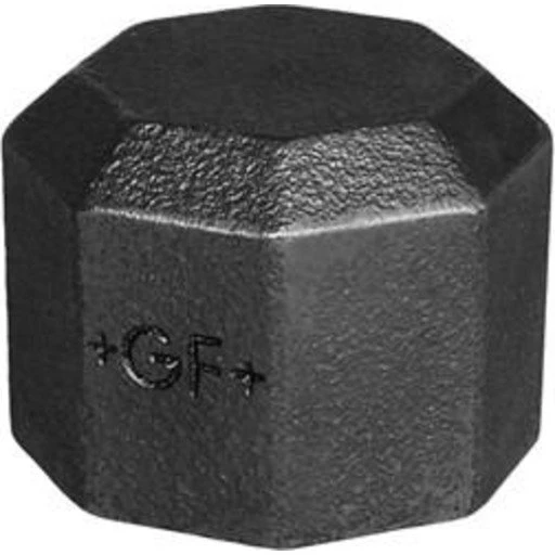 +GF+ Sort slutmuffe 1 1/4"