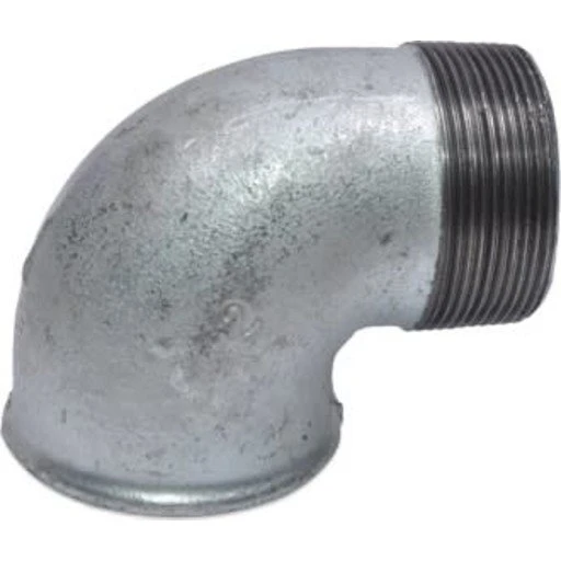 +GF+ Vinkel 90° galvaniseret muffe/nippel 1" x 3/4"
