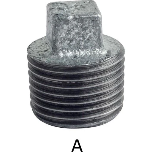 GF+ Galvaniseret prop 3" uden rand