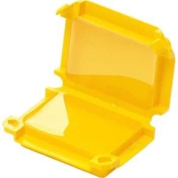 Raytech Happy samledåse med gel 53x39 mm, gul