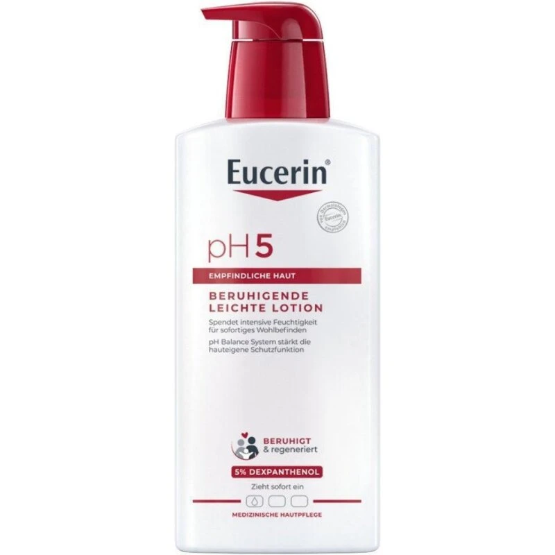 Eucerin pH5 Beroligende Let Lotion 400 ml med pumpe
