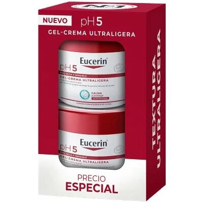 Eucerin pH5 Ultra Light gel-solcreme til følsom hud