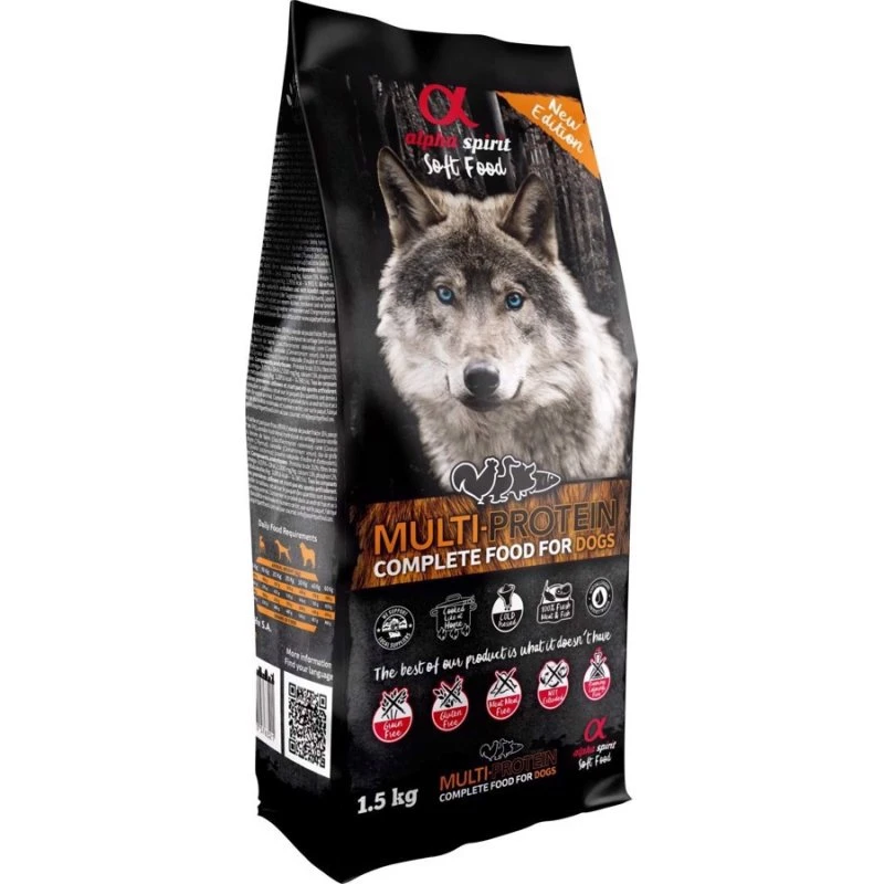 Alpha Spirit Semi-Moist Multiprotein 1,5 kg