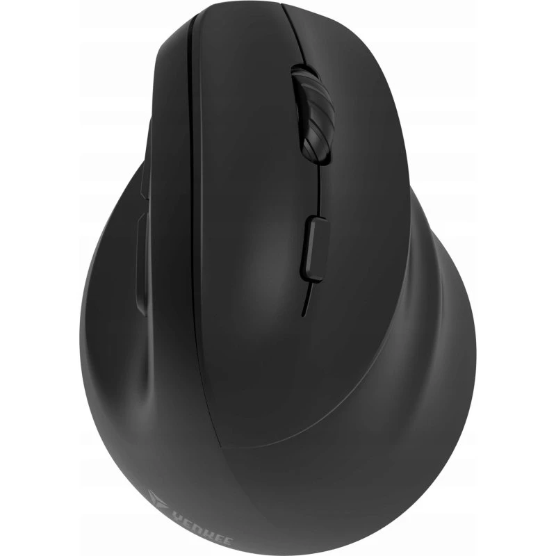 Yenkee YMS 5060R Trådløs Mus, Ergonomisk Vertikal, 2400 DPI, Sort