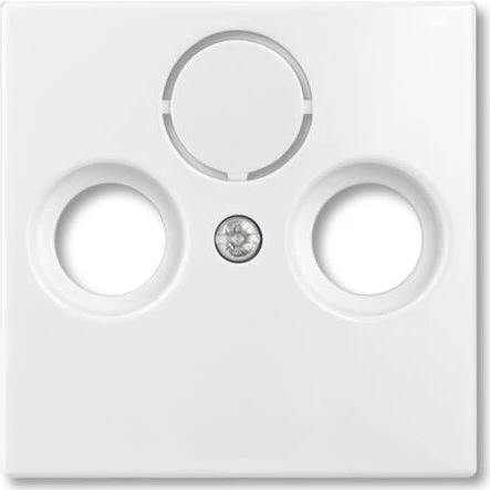 ABB B55 AFD. Til Antenneudtag, Blank Hvid