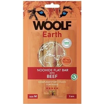 WOOLF Earth Noohide Sticks 3 stk Medium, Beef