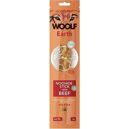 WOOLF Earth Noohide Sticks XL, Beef – 1 stk