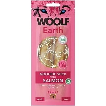 WOOLF Earth Noohide Sticks 2 stk Large, Salmon