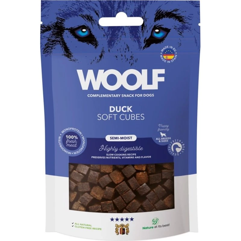 Woolf Soft Cubes Duck, 100g