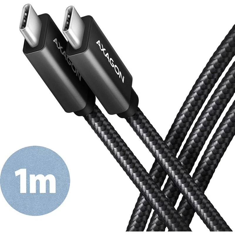 Axagon BUCM32-CM10AB USB-C 3.2 Gen 2x2 100W PD Sort 1m