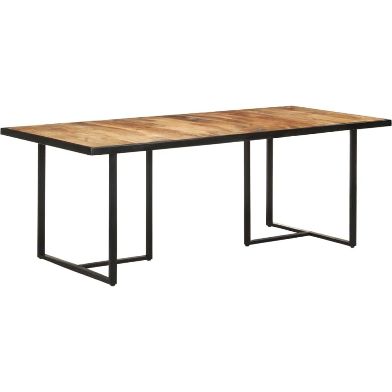 vidaXL Spisebord 200 cm Ru Mangotræ – Industrielt Design