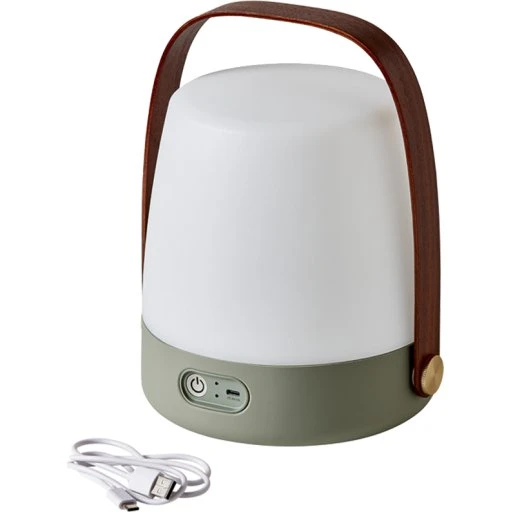 Kooduu Lite Up genopladelig grøn bordlampe