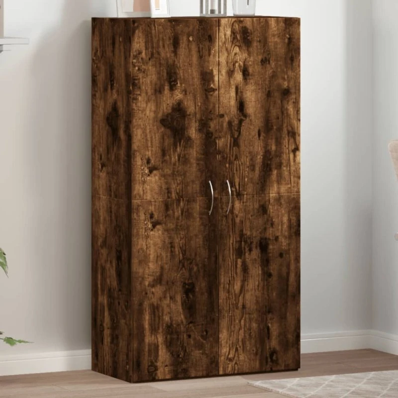 vidaXL Arkivskab 60x32x115 cm røget egetræsfarve
