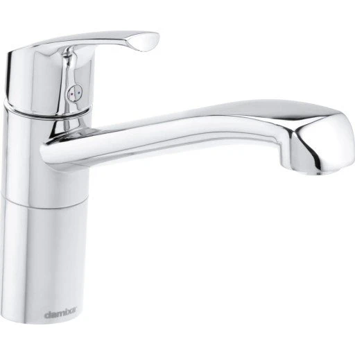 Damixa Rowan køkkenarmatur, krom, 120° sving, Eco-Save