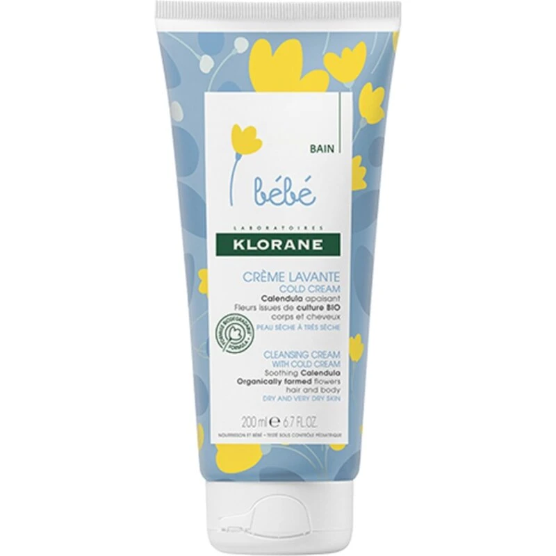 Klorane Bébé Creme Lavante 200 ml - mild rens