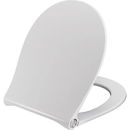 Pressalit Sway Uni hvid toiletbræt med soft close og lift-off