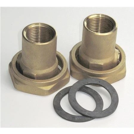 Grundfos Unionsventilsæt 1" Messing 1½" omløber x 1" muffe