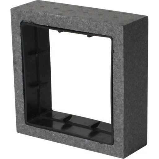 Duka isoleret samlemuffe 100x150 mm, sort med 20 mm Neopor-isolering