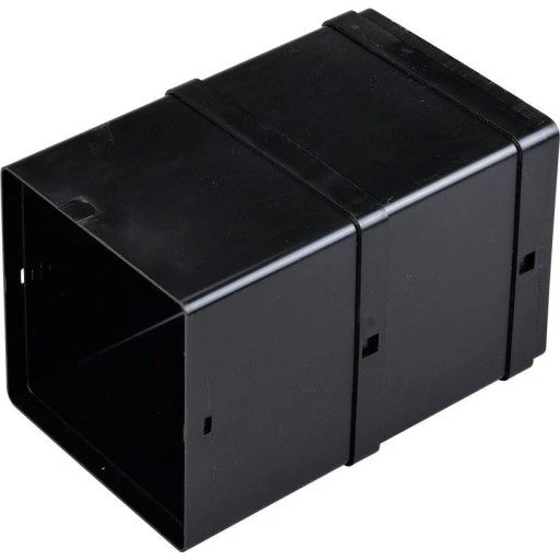 Duka Murgennemføring 100x150 mm, sort, teleskop