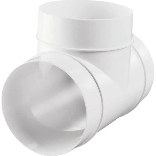 Duka T-stykke Ø150 mm, hvid