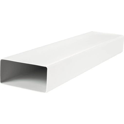 Duka fladkanal 110x55 mm, 1000 mm, hvid