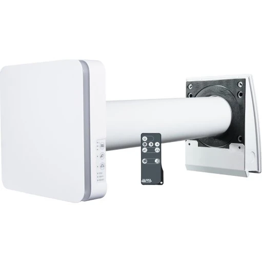 Duka One Pro 25 S ventilator med varmegenvinding, Ø100 mm, hvid