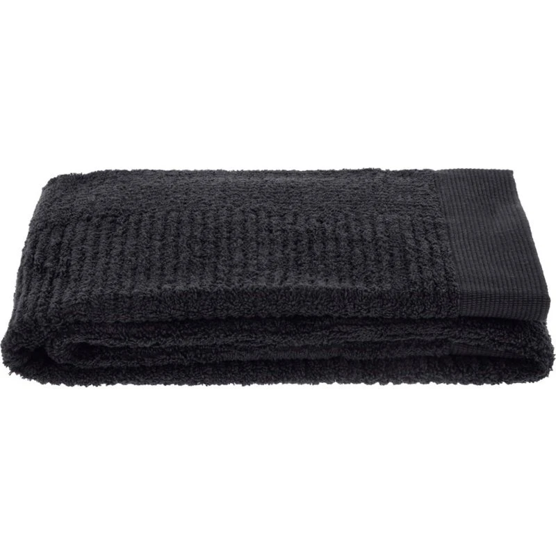 Zone Denmark Classic Håndklæde 50x100 cm, Sort, 100% Bomuld