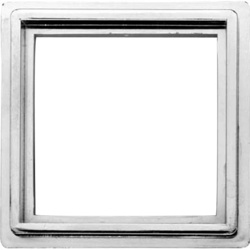 Purus MaxiFlex forhøjelsesramme 100x100 mm hvid