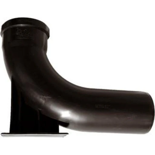 Purus Maxiflex PP-fodbøjning 110 mm 87,5° lang, sort