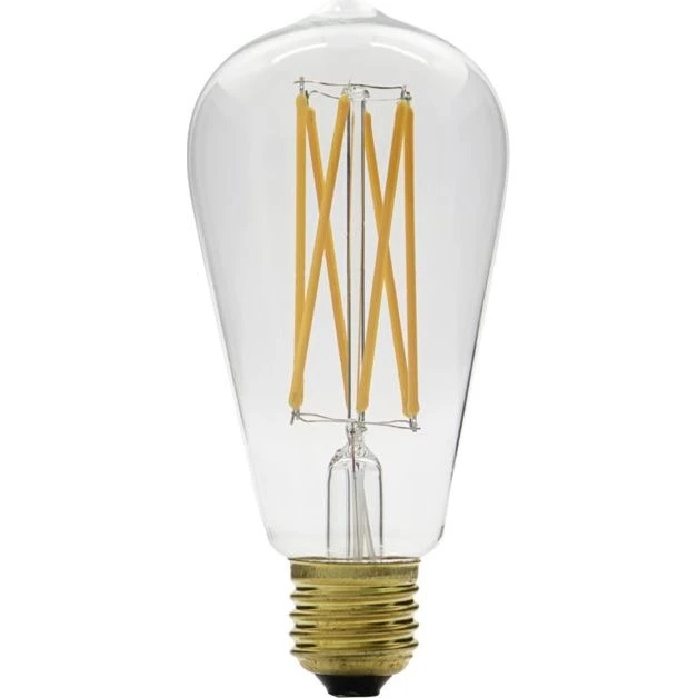 House Doctor Edison LED-pære 2,5 W E27 Dæmpbar Klar Glas & Messing