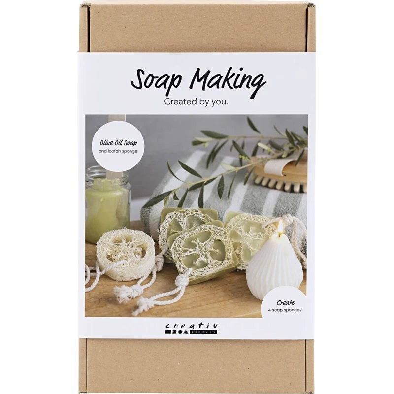Creativ Company DIY Sæbe Kit Loofah Olivengrøn