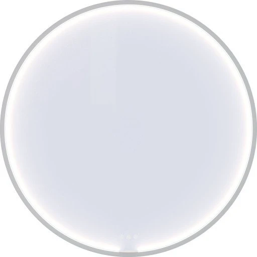 Dansani You Moon spejl med lys, mat hvid, Ø90 cm