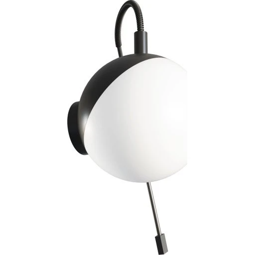 Dansani Bubble Spejllampe, Ø12 cm, Sort