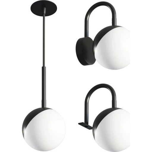 Dansani Bright lampe 3-i-1, runde belysning til spejl, væg og loft