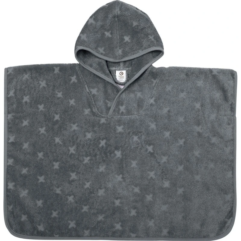 Müsli By Green Cotton Badeponcho 2-4 år Mørkeblå med Stjerner