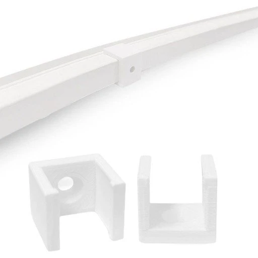 HiluX Beslag til Hue Outdoor LightStrip, 10-pak, hvid