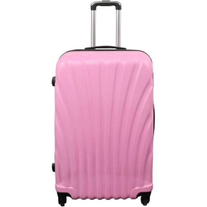 Musling Lyserød Stor Hardcase Kuffert - 104 L, 3,9 kg