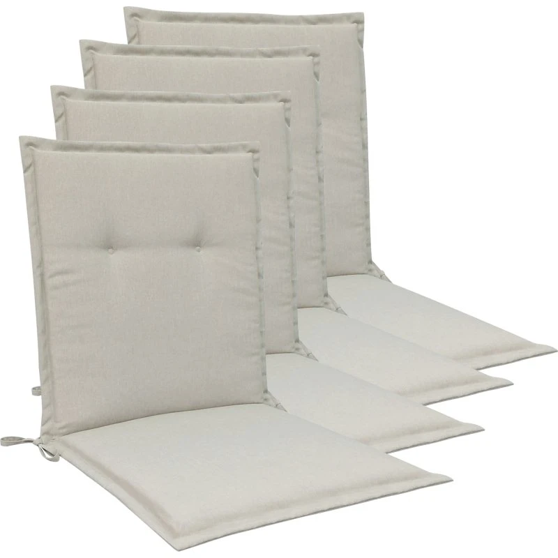 Nordstrand Home Havehyndepakke 4 stk. Beige 5 cm skumfyld