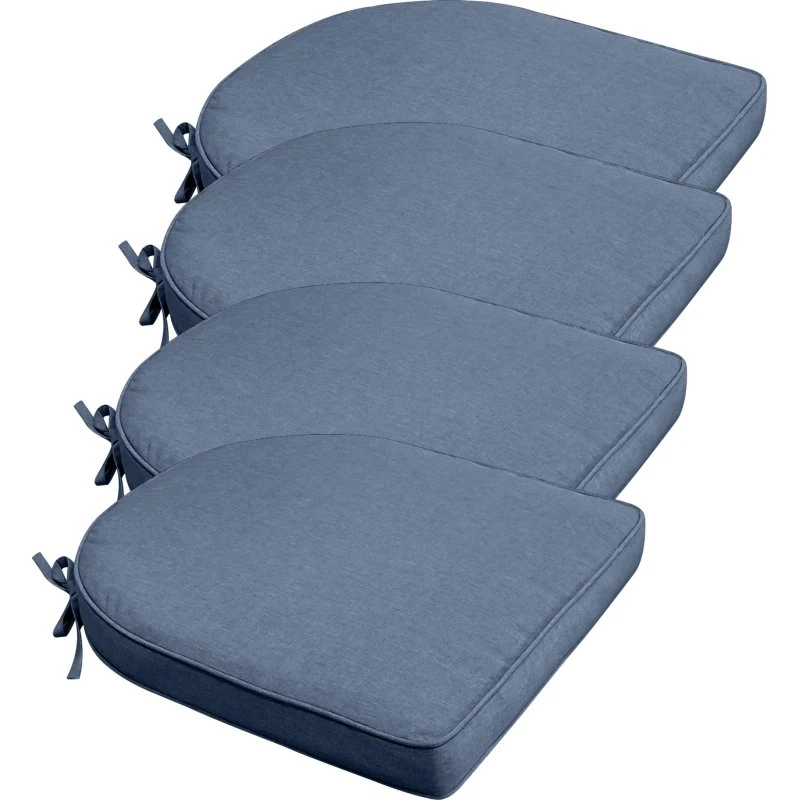 Nordstrand Home Siddehyndepakke 4 stk. Mørkeblå 6 cm, UV-resistent