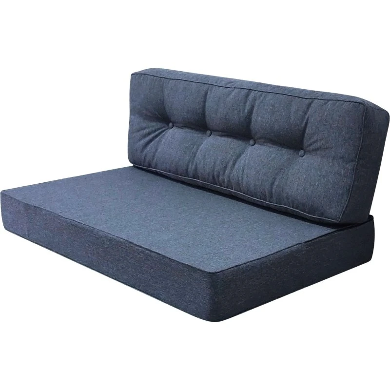 Nordstrand Home Hyndesæt til pallesofa 120x80 cm, mørkeblå, 15 cm tyk