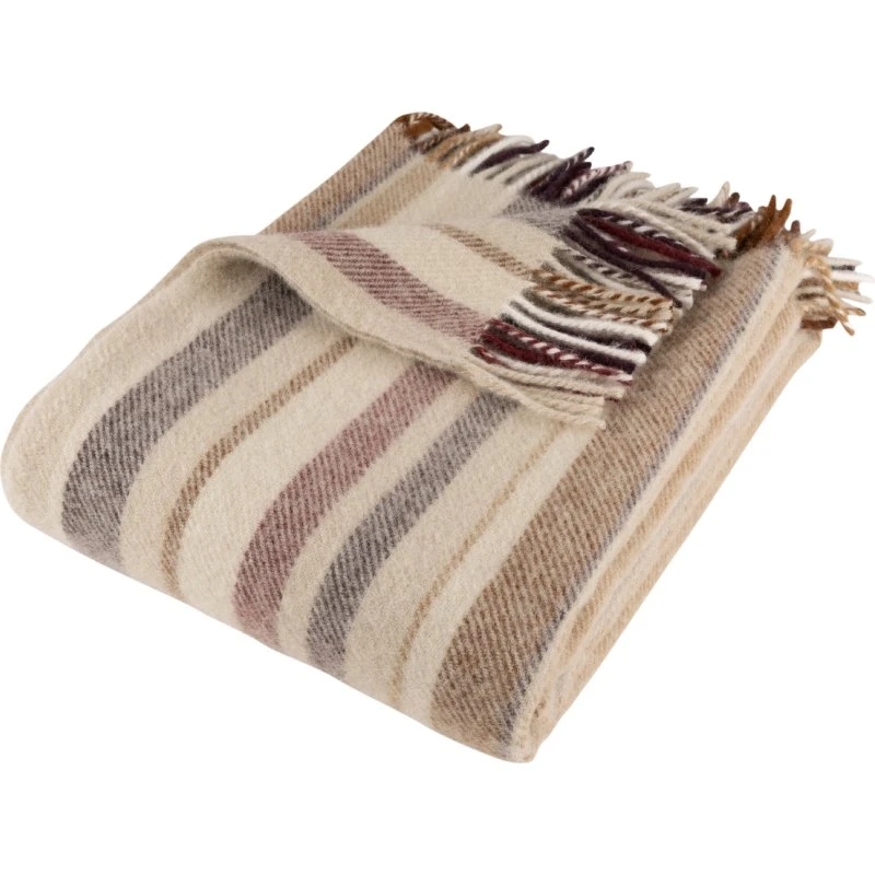 ARCTIC Uldplaid 130x200 cm - Bifrost Multi, 100% Ren Ny Norsk Uld