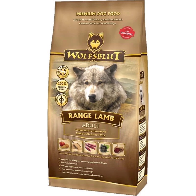 WolfsBlut Range Lamb Adult, 400g