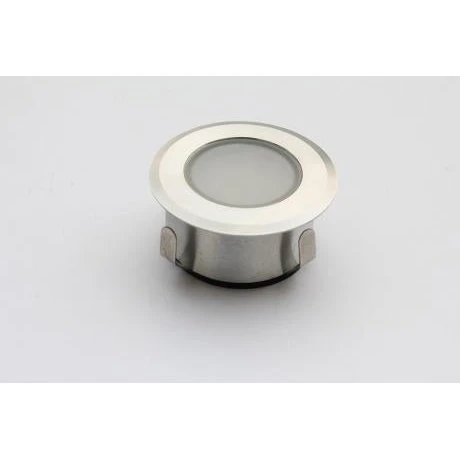 Hortus LED indbygningsspot 1,2W 70mm rustfri stål