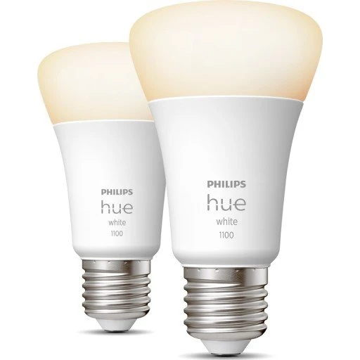 Philips Hue White E27 2700K 9,5W 2-pak
