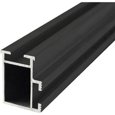 FixNordic Bæreprofil 36x48mm 3300 mm Sort