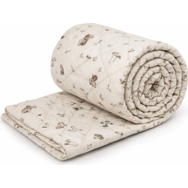 Nordstrand Home Sengerand 360x30 cm - Sandfarvet med skovens dyr