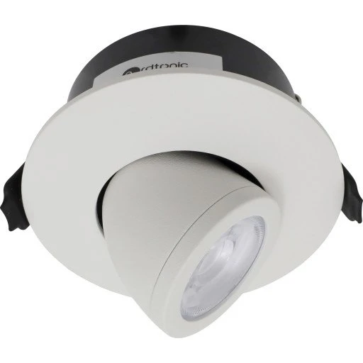 Nordtronic Low Profile Flexible G2, 7,5 cm, hvid, 2700K