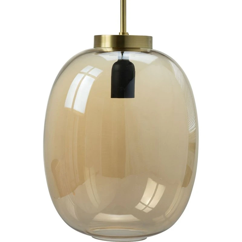 Dyberg Larsen DL39 Pendel Amber/Messing - Glas - Én lyskilde